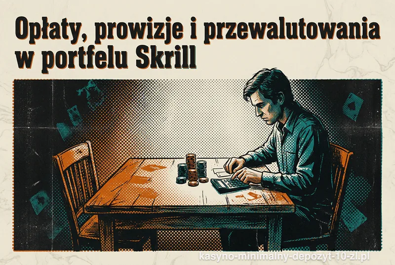 Opłaty, prowizje i przewalutowania w portfelu Skrill