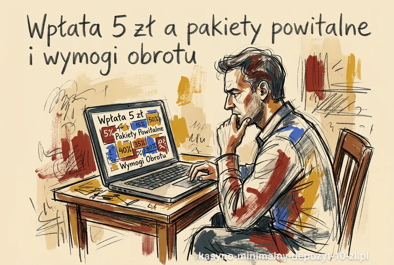 Wpłata 5 zł a pakiety powitalne i wymogi obrotu